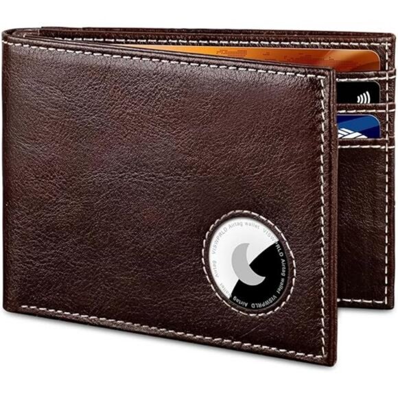 Bifold Full-Grain Leather Wallet for Men with RFID Blocking 11 Card Slots - Picture 7 of 7